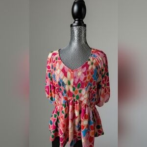 Vibrant Multicolor Women's Blouse